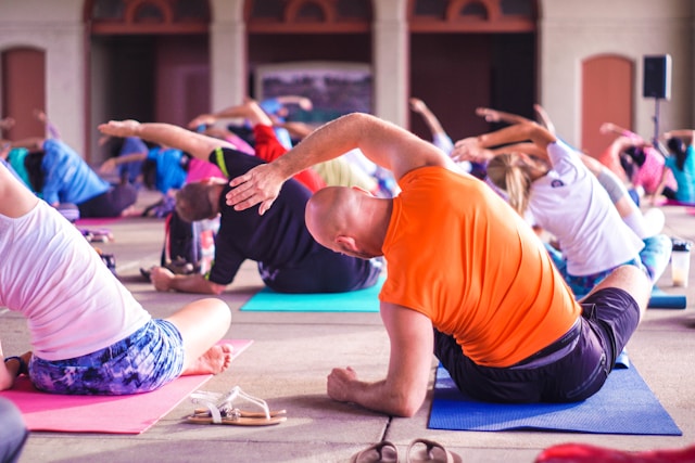 Soepele spieren door yoga te doen