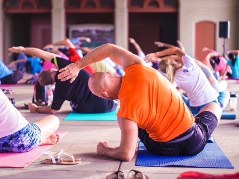 Soepele spieren door yoga te doen