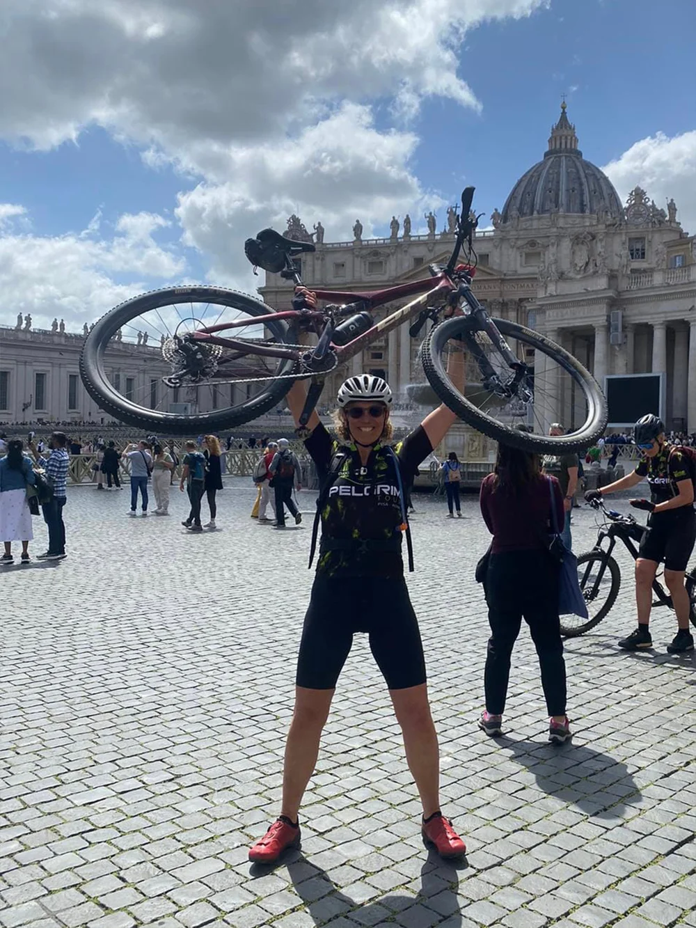 MTB tocht naar Rome