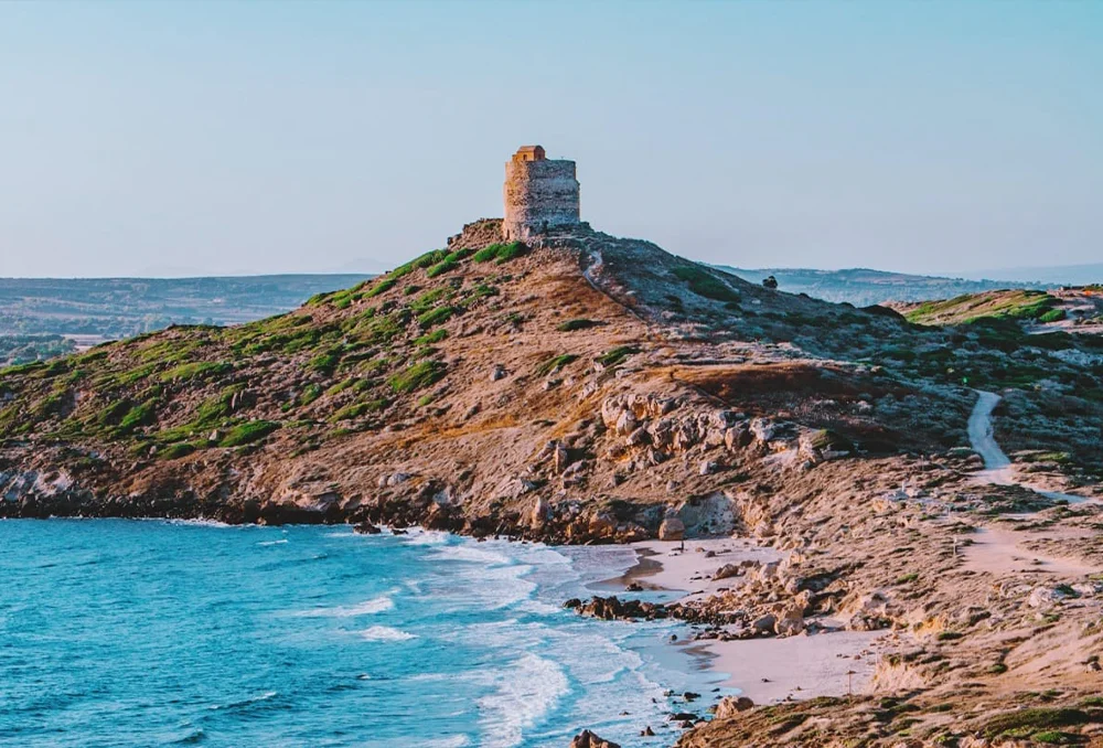 torre-spagnola-cabras-fietsvakantie-op-sardinië