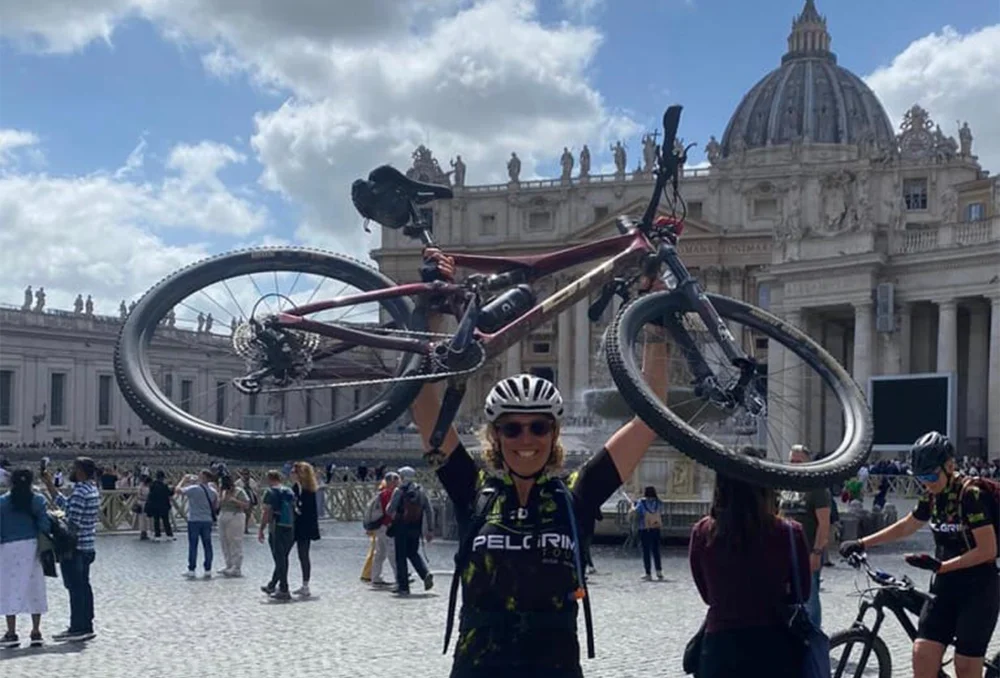 Trainen fietsen Puglia Italië
